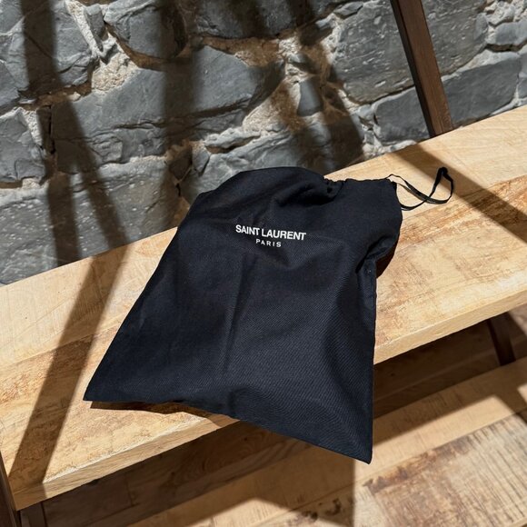 Saint Laurent Black Leather Paris 100 Pumps - Picture 10 of 11